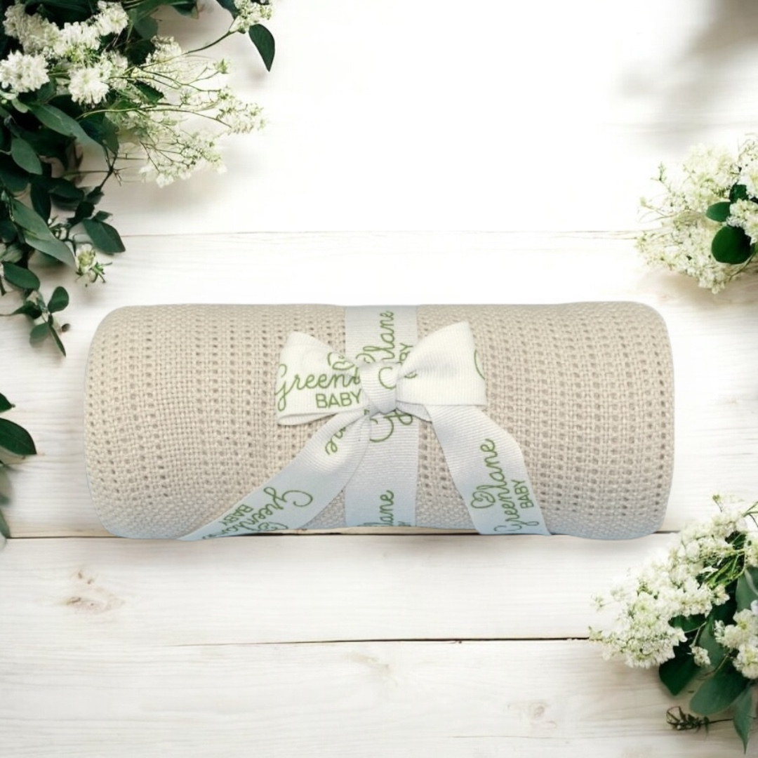 Cellular Baby Blanket