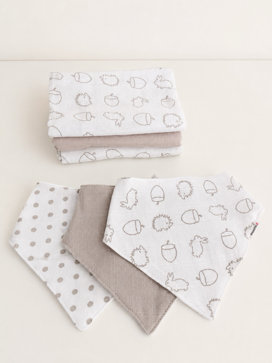 The Muslin and Bib Set